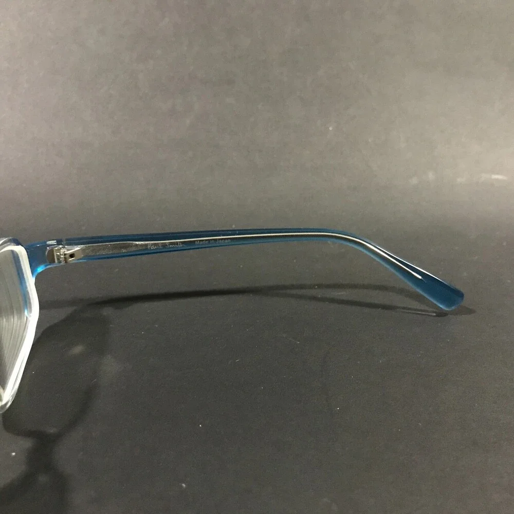 Paul Smith Eyeglasses Frames PS-421 CRY/AQ Blue Clear Rectangular 49-16-135